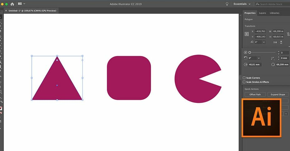 Ronde hoeken Adobe Illustrator