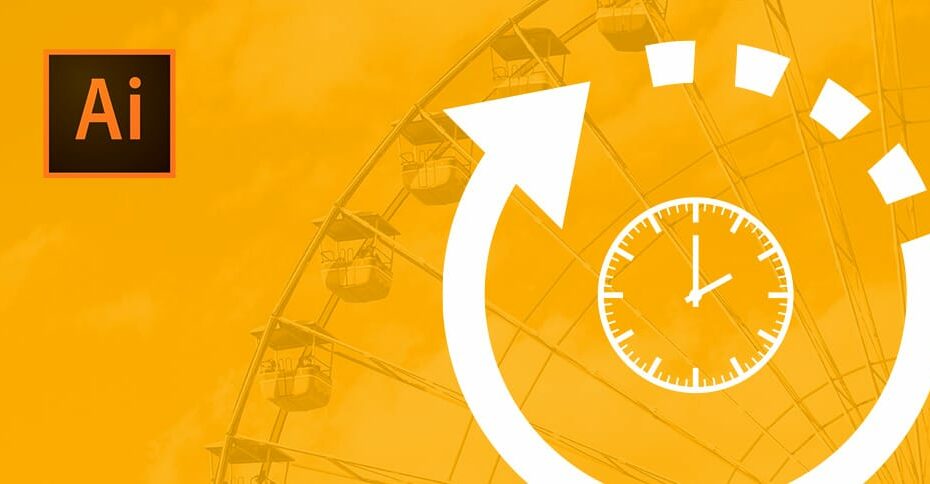 Roteer objecten rondom een cirkel in Adobe Illustrator