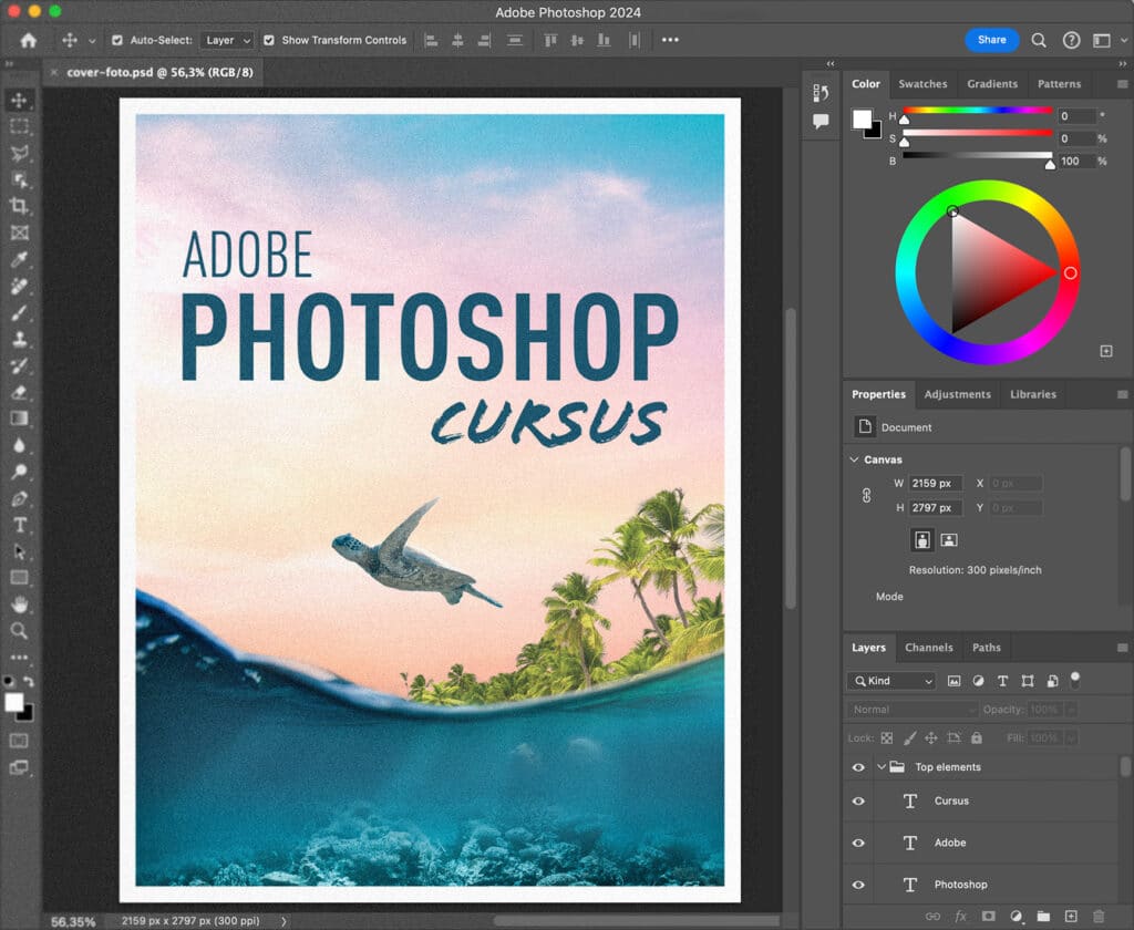 Photoshop cursus bij DWM Trainingen