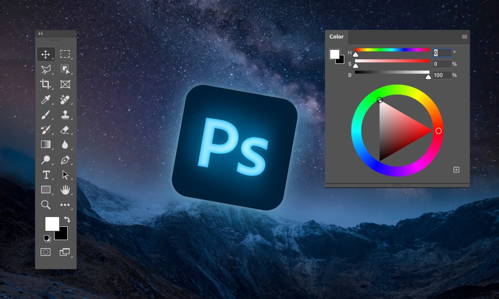 Photoshop interface