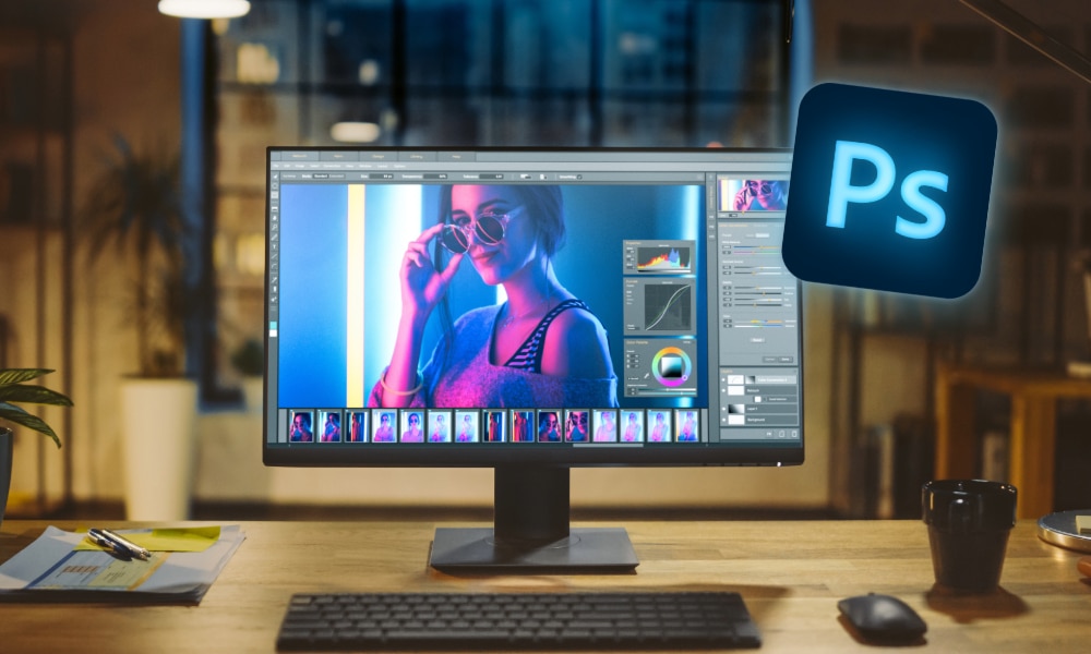 Afbeeldingen voor web en social media in de Photoshop cursus.