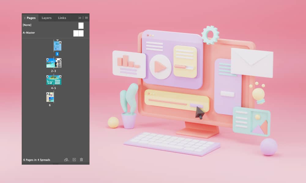 Pagina's instellen in Adobe InDesign