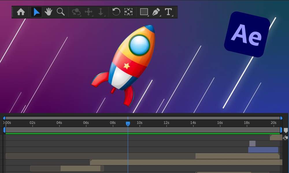 De Adobe After Effects interface